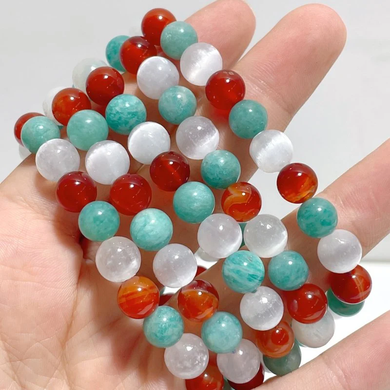 Carnelian Amazonite DIY Bracelet Wholesale Original Design - Image 2