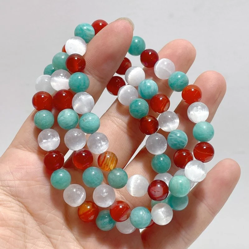 Carnelian Amazonite DIY Bracelet Wholesale Original Design - Image 3