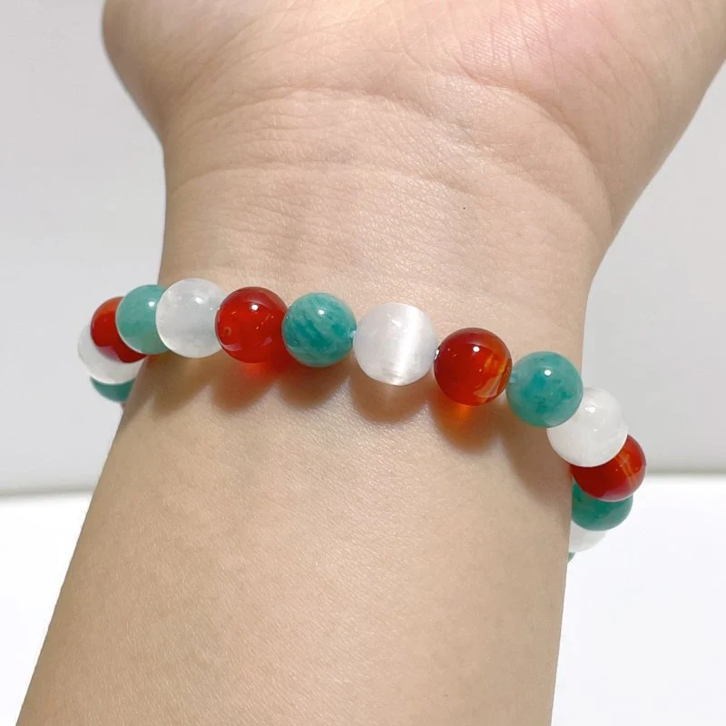 Carnelian Amazonite DIY Bracelet Wholesale Original Design - Image 4