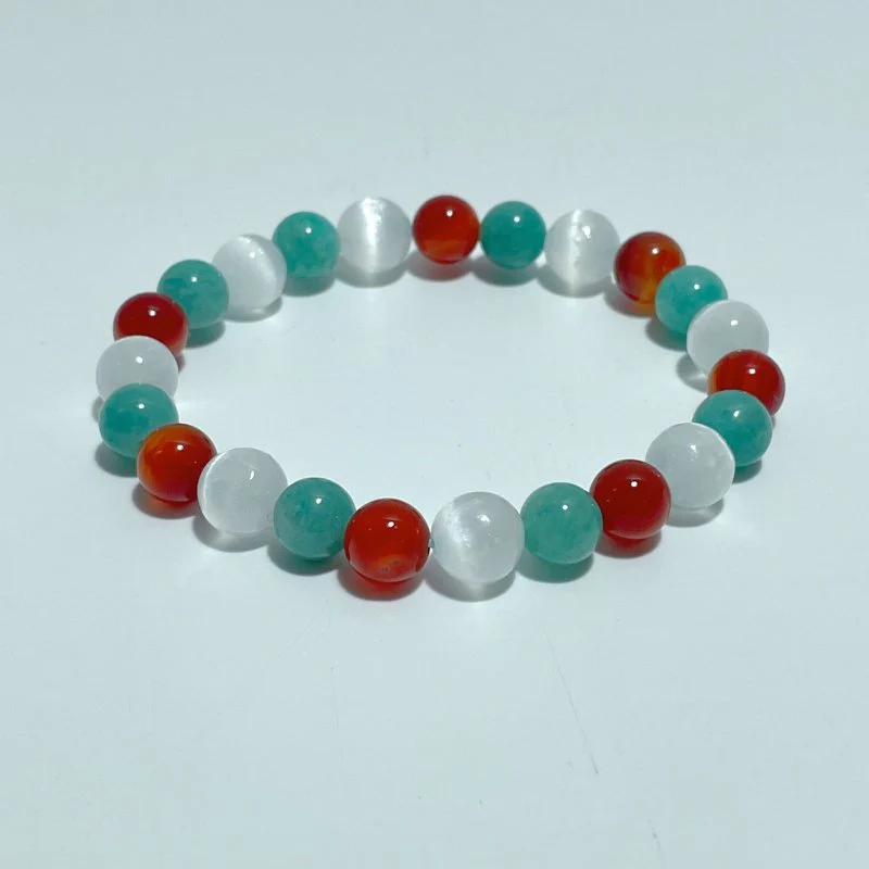 Carnelian Amazonite DIY Bracelet Wholesale Original Design - Image 5