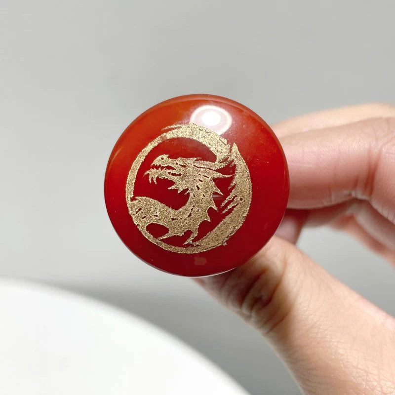 Carnelian Engraved Dragon Car Air Vent Clips Wholesale Car Accessories - Image 2