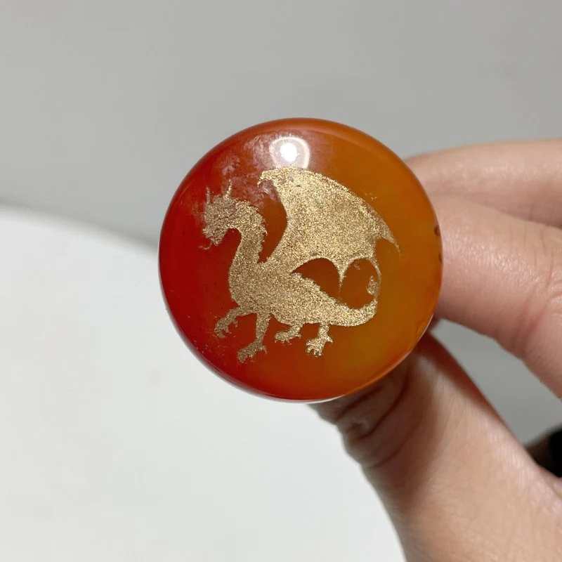 Carnelian Engraved Dragon Car Air Vent Clips Wholesale Car Accessories - Image 7