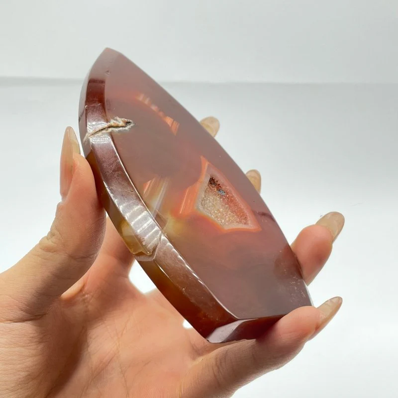 Natural Carnelian Geode Druzy Arrow Head Shape Wholesale - Image 4