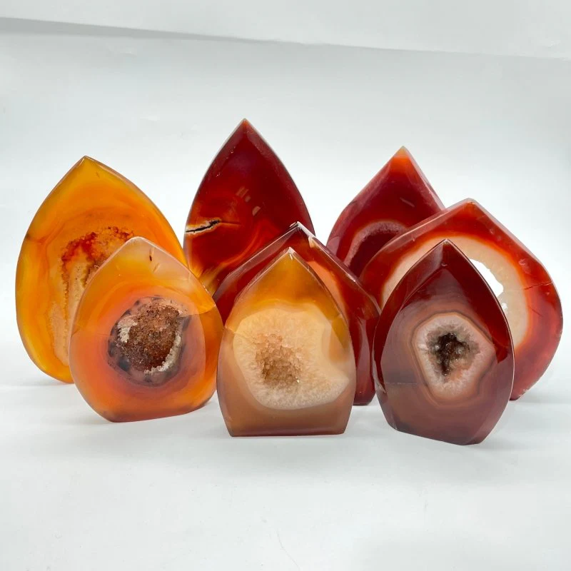 Natural Carnelian Geode Druzy Arrow Head Shape Wholesale - Image 5