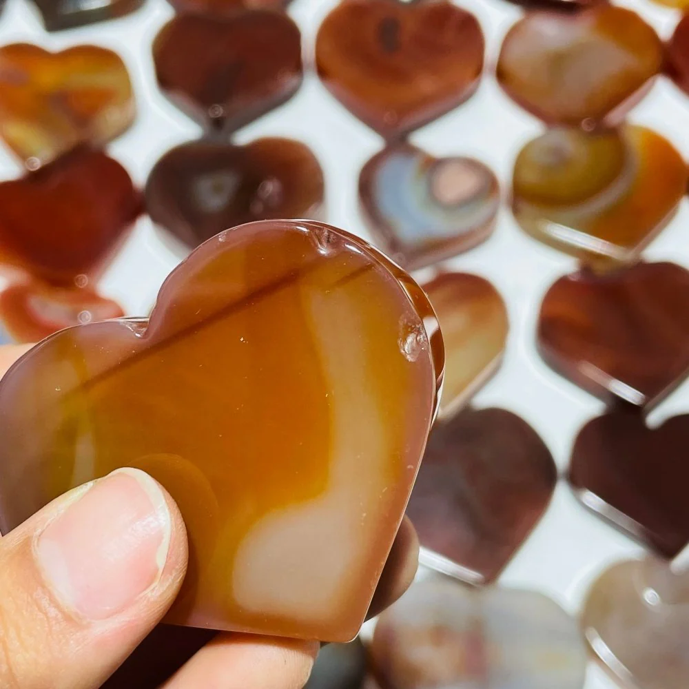 108 Pieces Carnelian Heart Clearance - Image 5