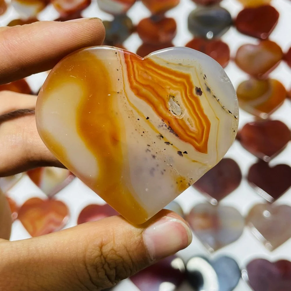 108 Pieces Carnelian Heart Clearance - Image 6
