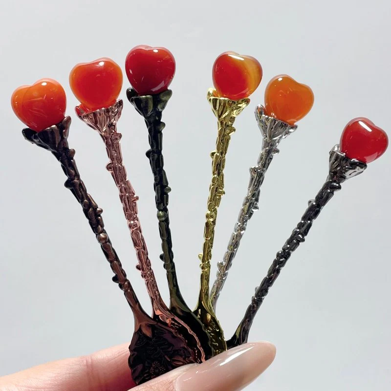 Carnelian Mini Heart Coffee Spoon Wholesale