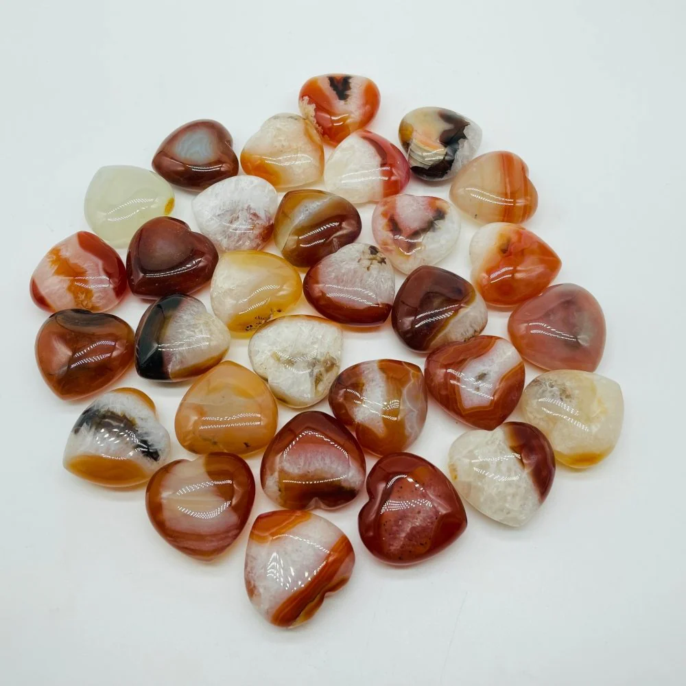 Carnelian Mixed Quartz Heart Wholesale - Image 3
