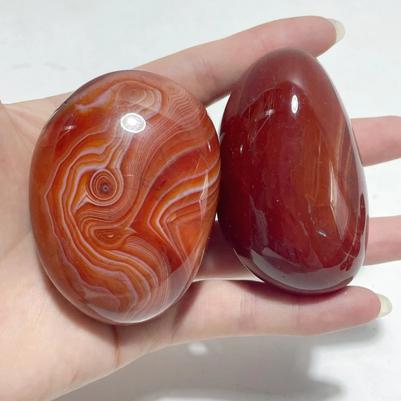 Natural Carnelian Palm Tumbled Wholesale - Image 2