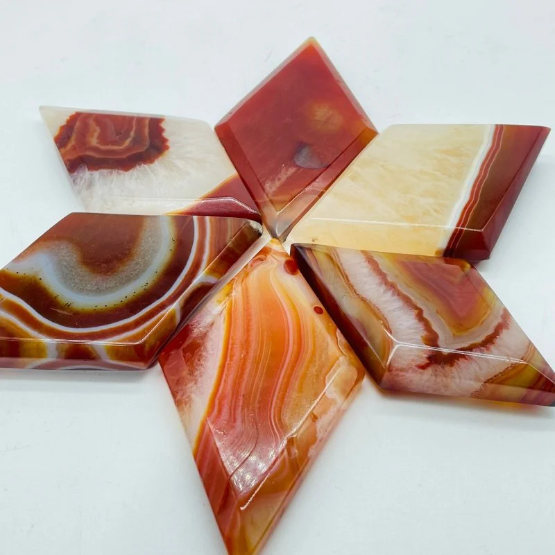 Natural Carnelian Rhombus Shaped Wholesale - Image 2