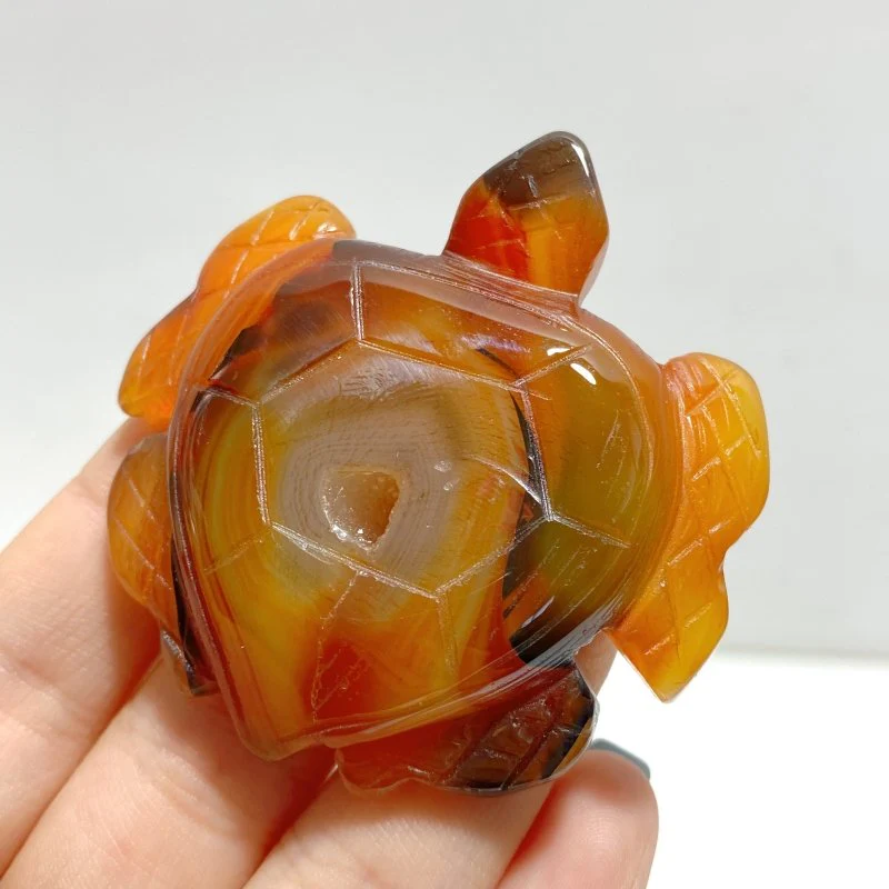 Carnelian Sea Turtle Carving Wholesale - Image 4