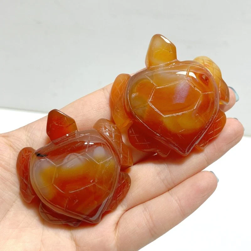 Carnelian Sea Turtle Carving Wholesale - Image 6