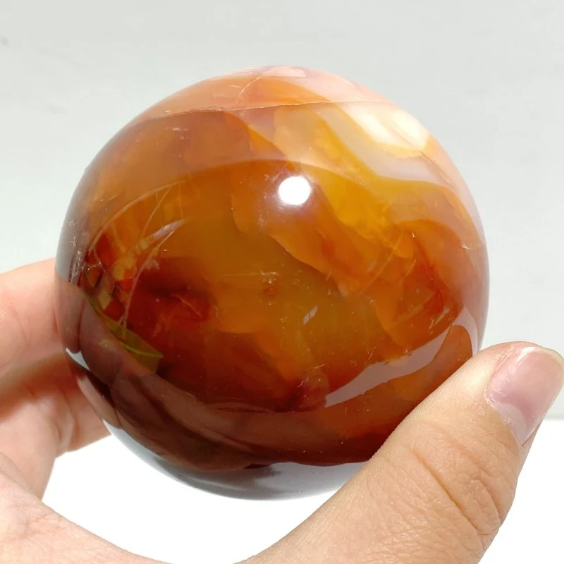 13 Pieces Large Carnelian Stone Spheres - Image 4