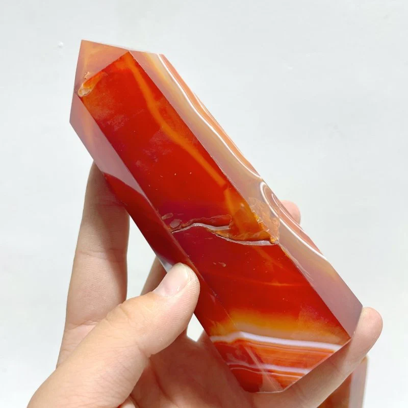 9 Pieces Large Carnelian Crystal Tower Clearance (defect) - Image 2