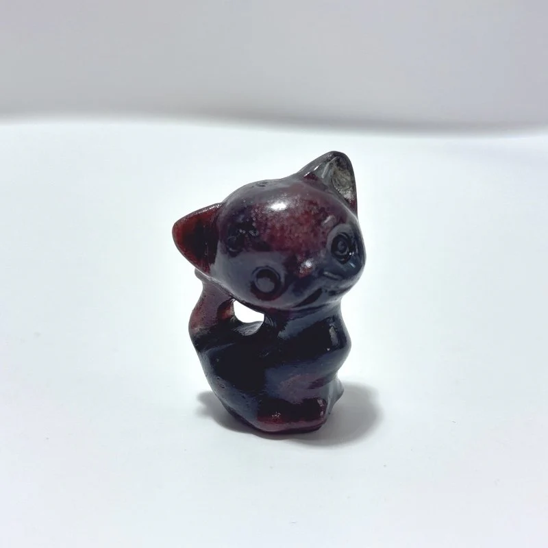 11 Types Cat Carving Wholesale Obsidian Pink Opal Yooperlite - Image 10