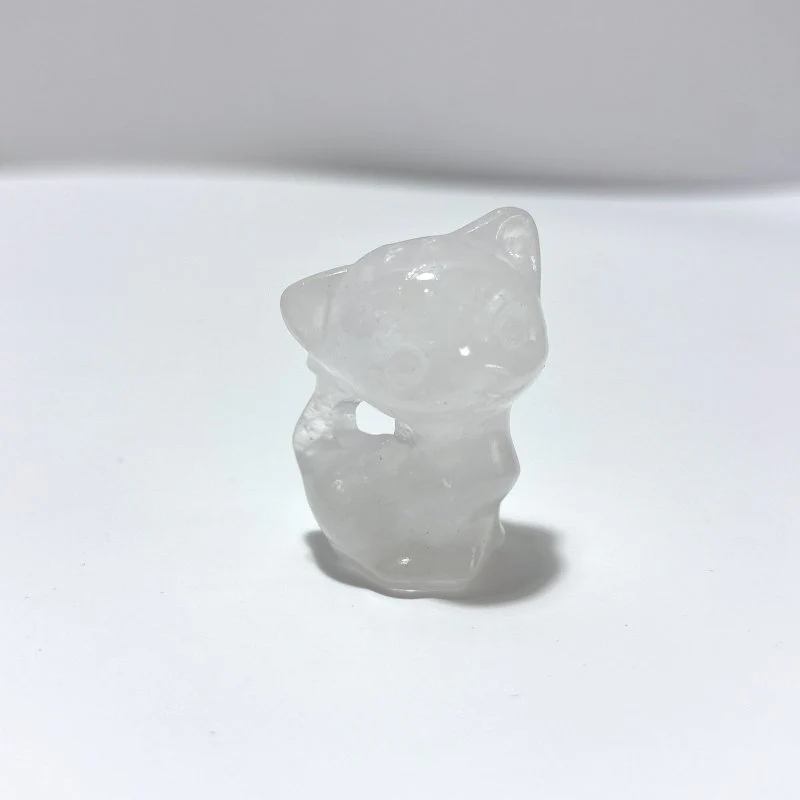11 Types Cat Carving Wholesale Obsidian Pink Opal Yooperlite - Image 12