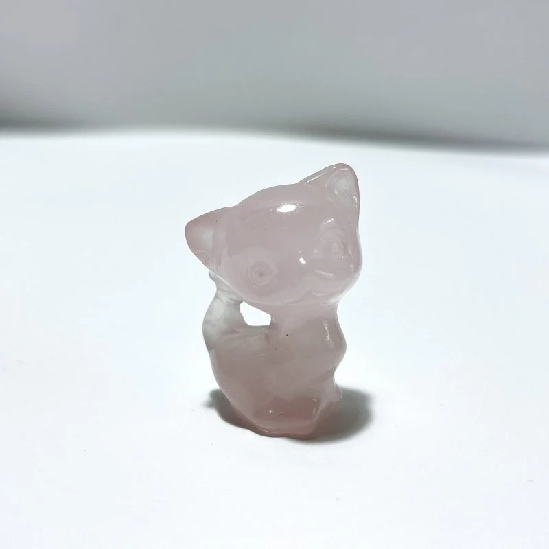 11 Types Cat Carving Wholesale Obsidian Pink Opal Yooperlite - Image 5