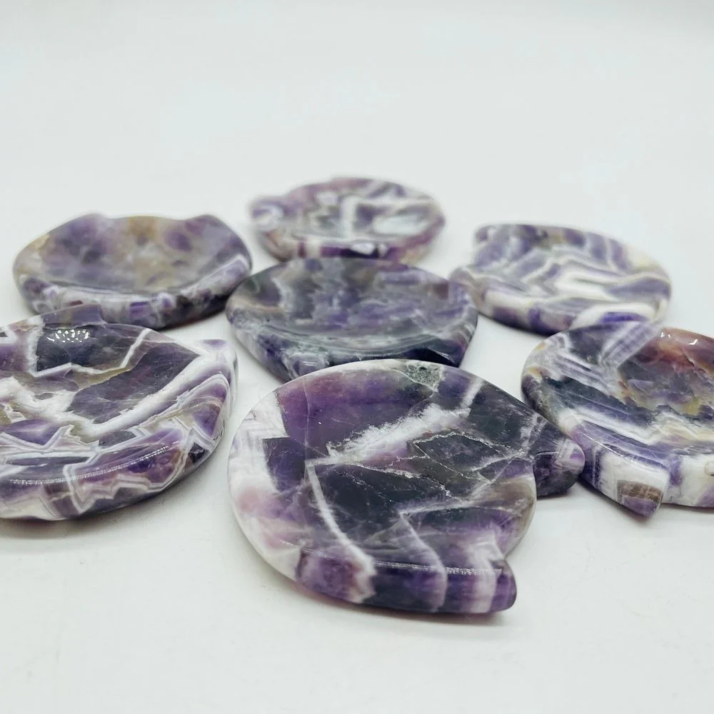 Cat Head Shape Chevron Amethyst Carving Wholesale - Image 2