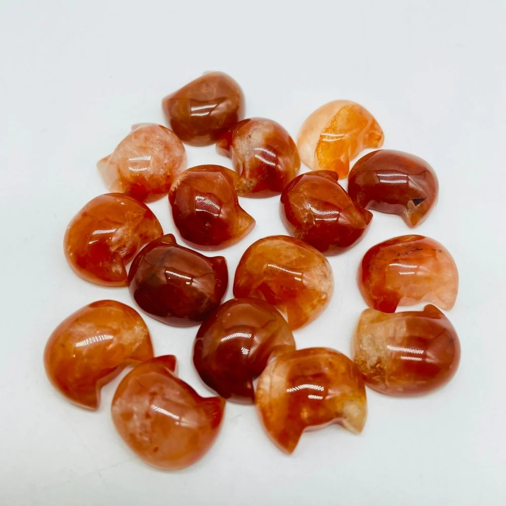 Cat Head Shape Fire Quartz & Rabbit Hair Carving Wholesale - Image 4