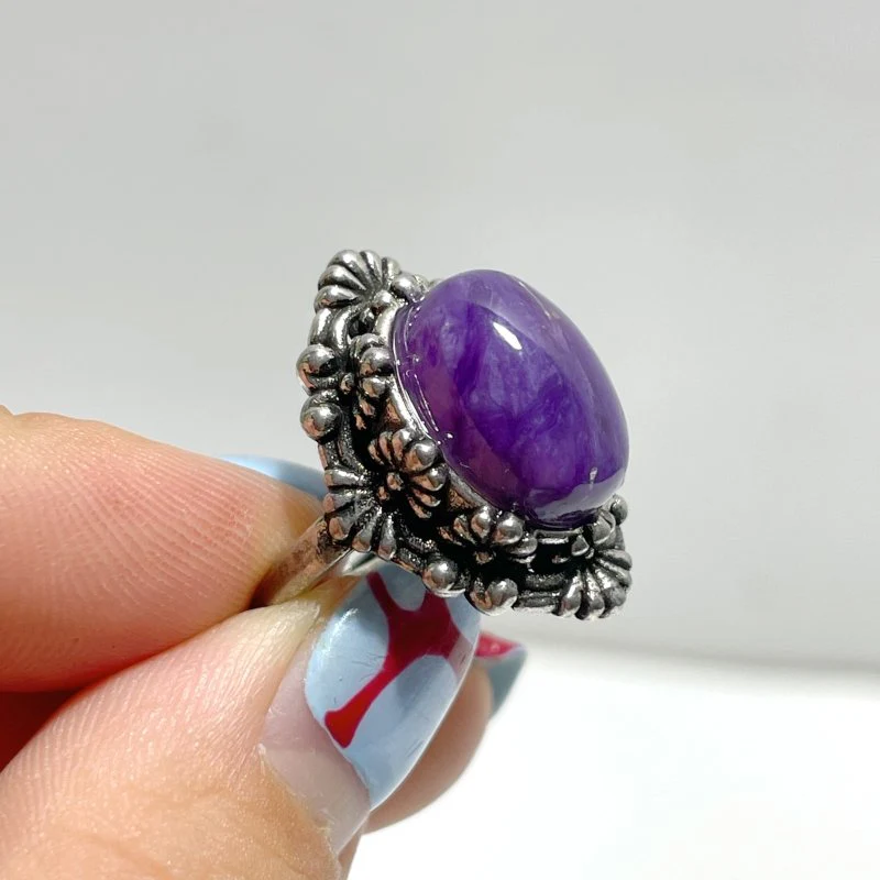 47 Pieces Charoite Different Styles Ring #2