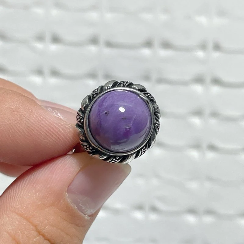 29 Pieces Charoite Different Styles Ring #7 - Image 2