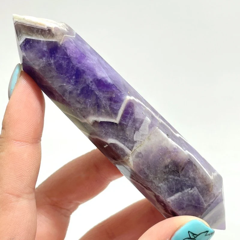 Chevron Amethyst Double Points Wholesale - Image 2