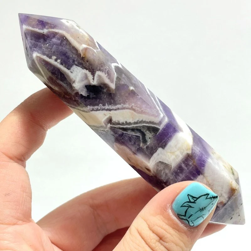 Chevron Amethyst Double Points Wholesale - Image 3
