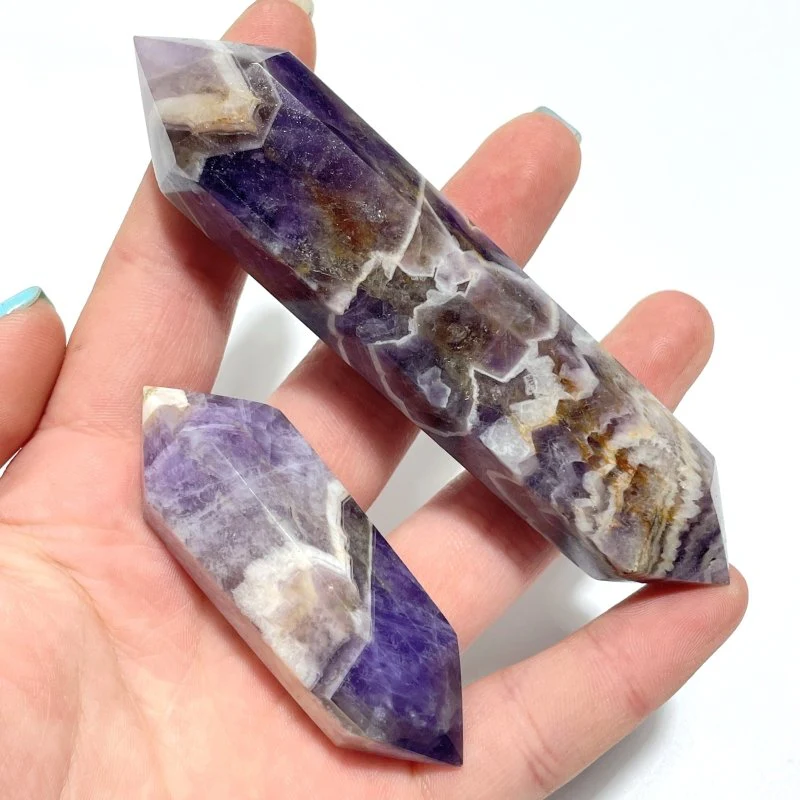 Chevron Amethyst Double Points Wholesale - Image 5