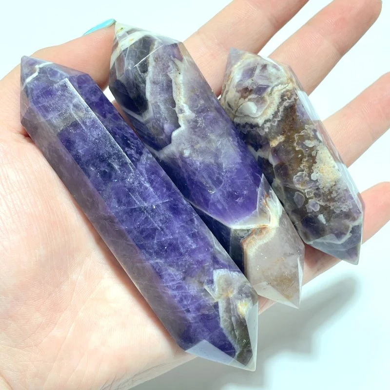 Chevron Amethyst Double Points Wholesale - Image 7