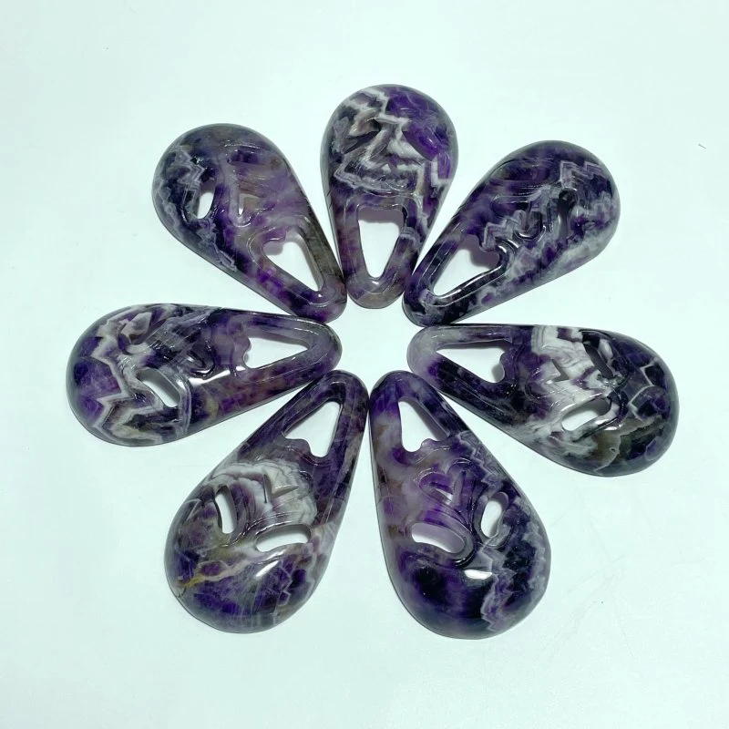 Chevron Amethyst Ghost Mask Carving Halloween Wholesale