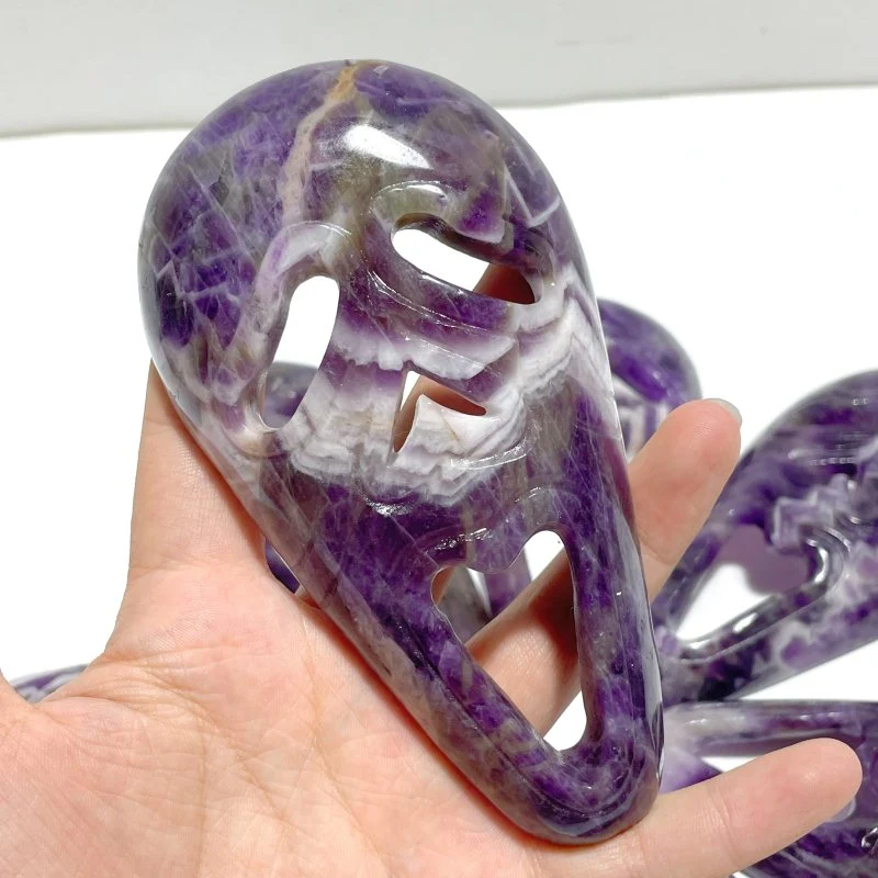 Chevron Amethyst Ghost Mask Carving Halloween Wholesale - Image 2