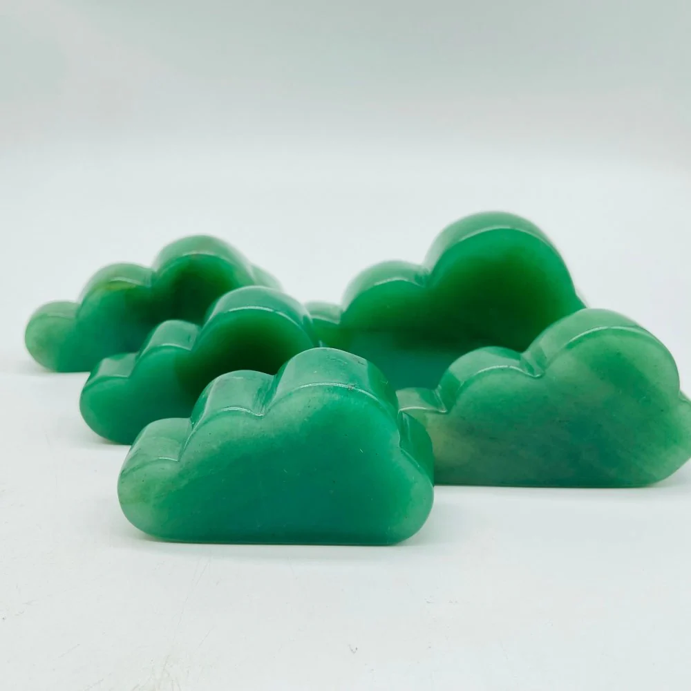 Chevron Amethyst & Green Aventurine Cloud Carving Wholesale - Image 3
