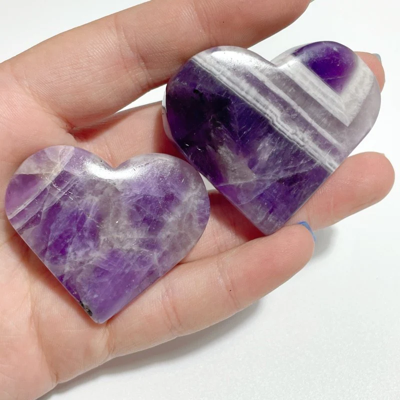 Chevron Amethyst Heart Shape Wholesale - Image 4