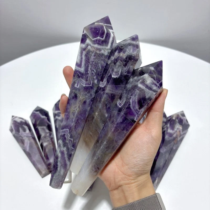 Chevron Amethyst Scepter Magic Wand Wholesale - Image 3