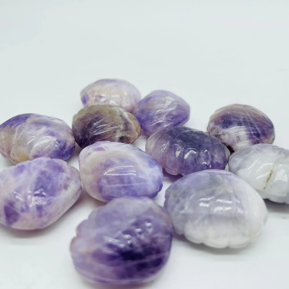 Chevron Amethyst Shell Carving Crystal Wholesale - Image 4