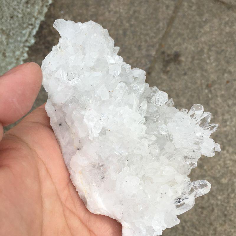 China White Quartz Crystal Cluster Wholesale - Image 3