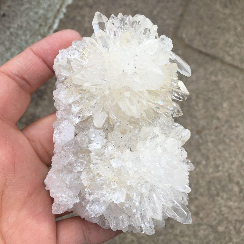 China White Quartz Crystal Cluster Wholesale - Image 4