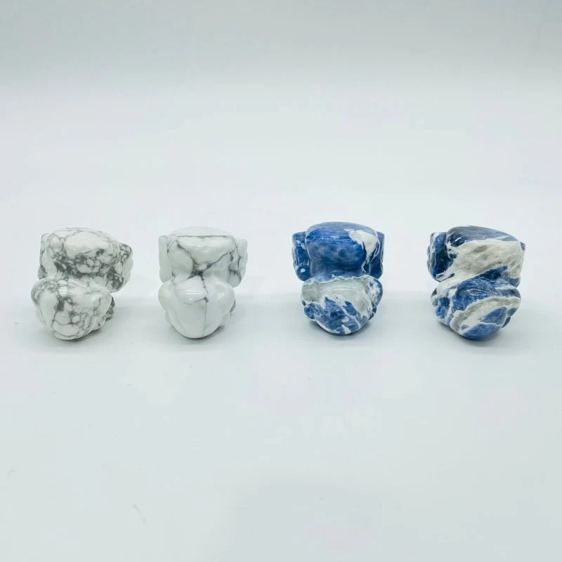 Christmas Cute Flying Shoe Wings Carving Howlite Sodalite Wholesale - Image 3
