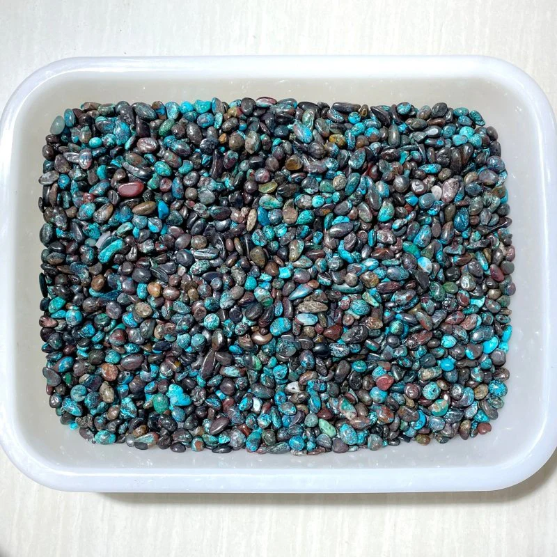 Chrysocolla Mixed Malachite Gravel Chips Wholesale - Image 5