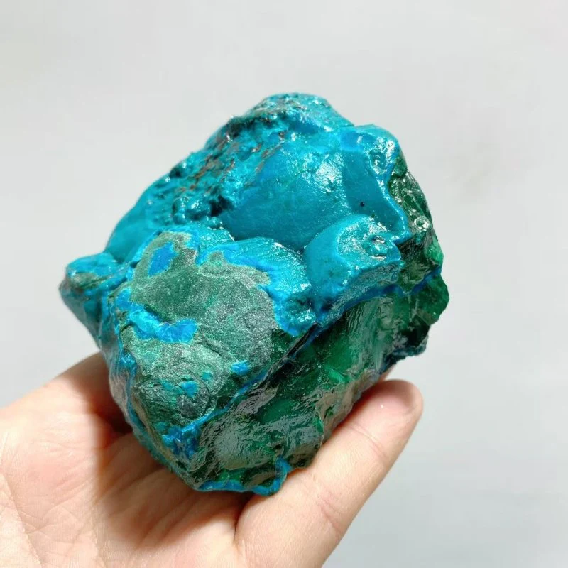 11 Pieces Beautiful Chrysocolla Mixed Malachite Specimen - Image 4