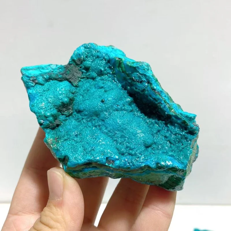 11 Pieces Beautiful Chrysocolla Mixed Malachite Specimen - Image 5