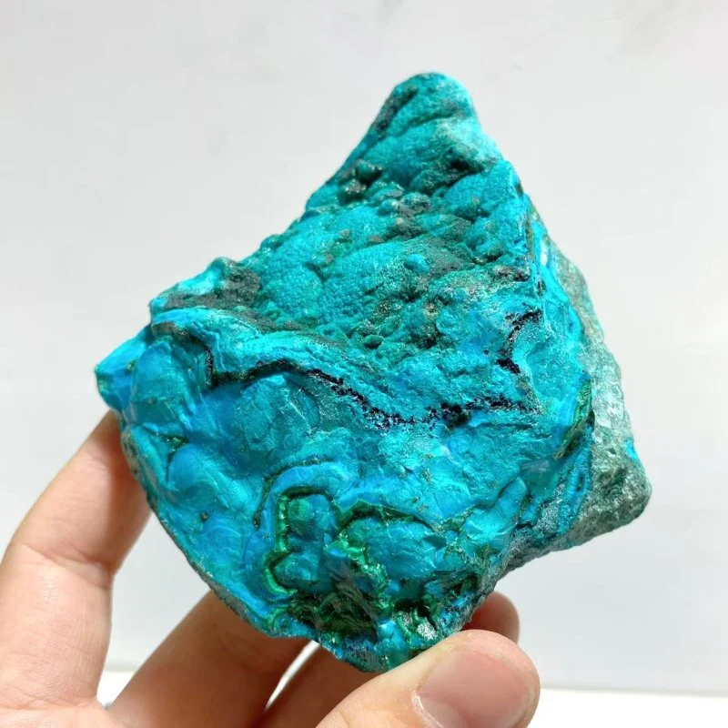 11 Pieces Beautiful Chrysocolla Mixed Malachite Specimen - Image 6