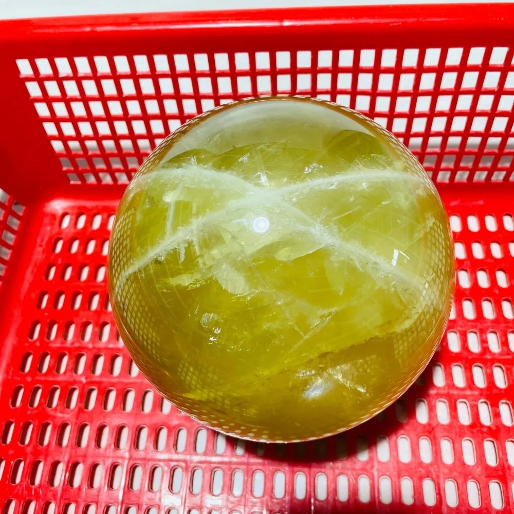 6.3in Citrine Crystal Large Sphere - Image 2