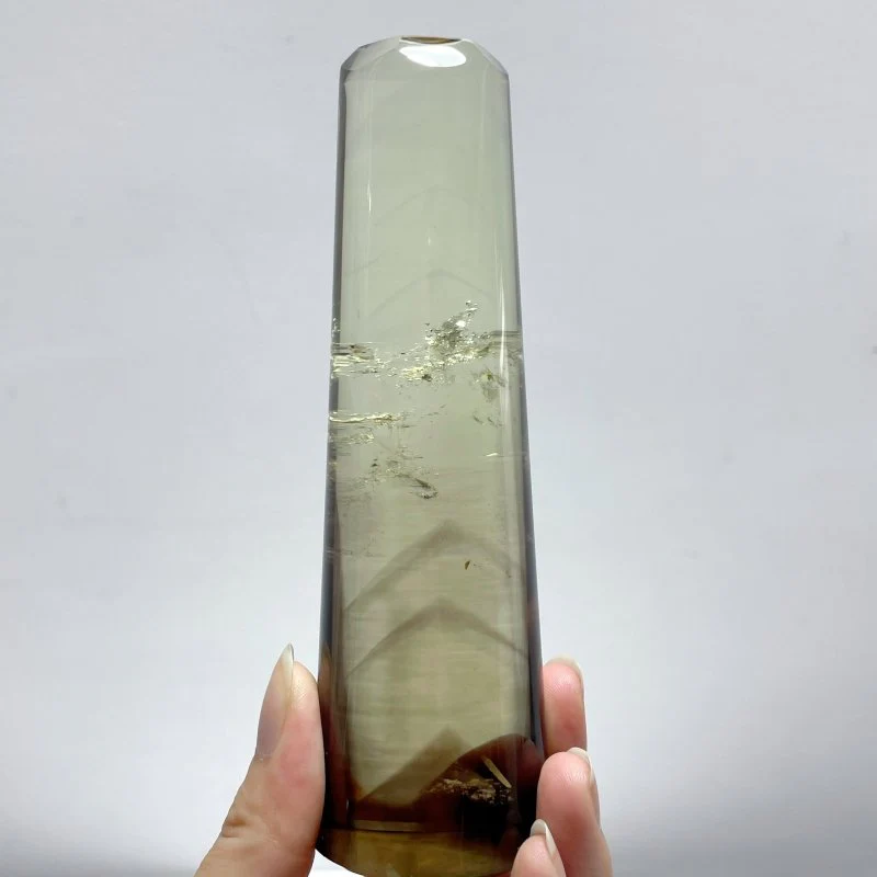High Quality Blue Angel Feathers Citrine Cylinder - Image 6