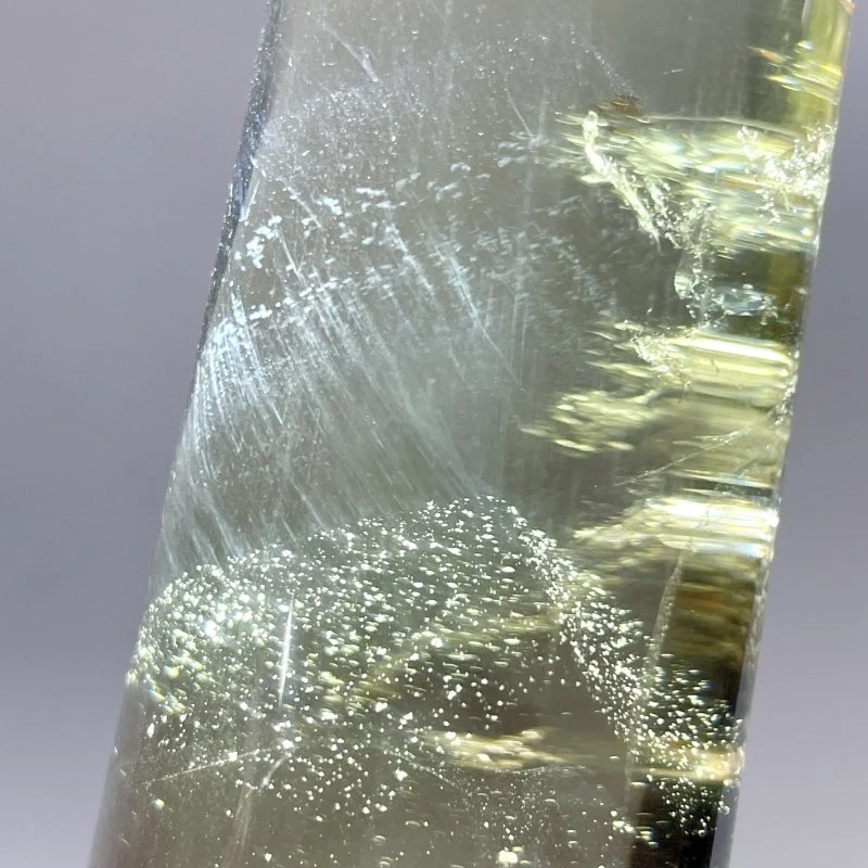 High Quality Blue Angel Feathers Citrine Cylinder - Image 7