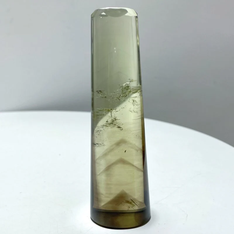 High Quality Blue Angel Feathers Citrine Cylinder - Image 8