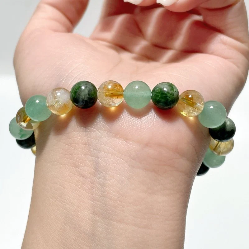 Citrine Green Aventurine Diopside Bracelet Wholesale - Image 3