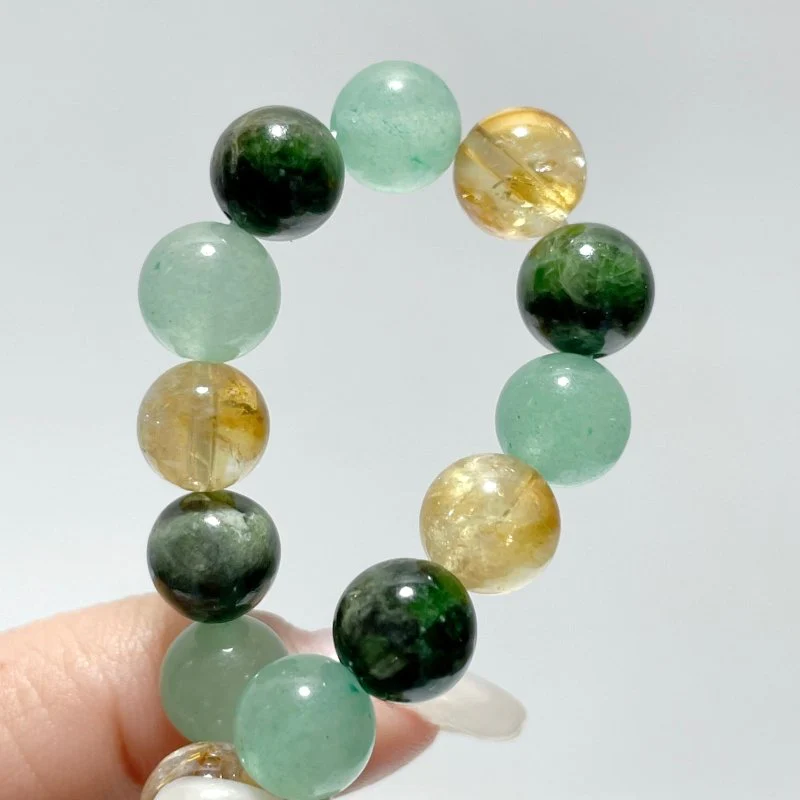 Citrine Green Aventurine Diopside Bracelet Wholesale - Image 4