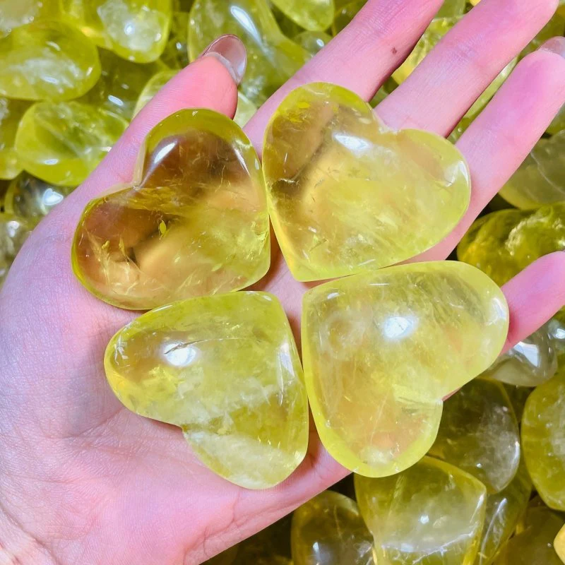 Citrine Heart Crystal Wholesale - Image 2