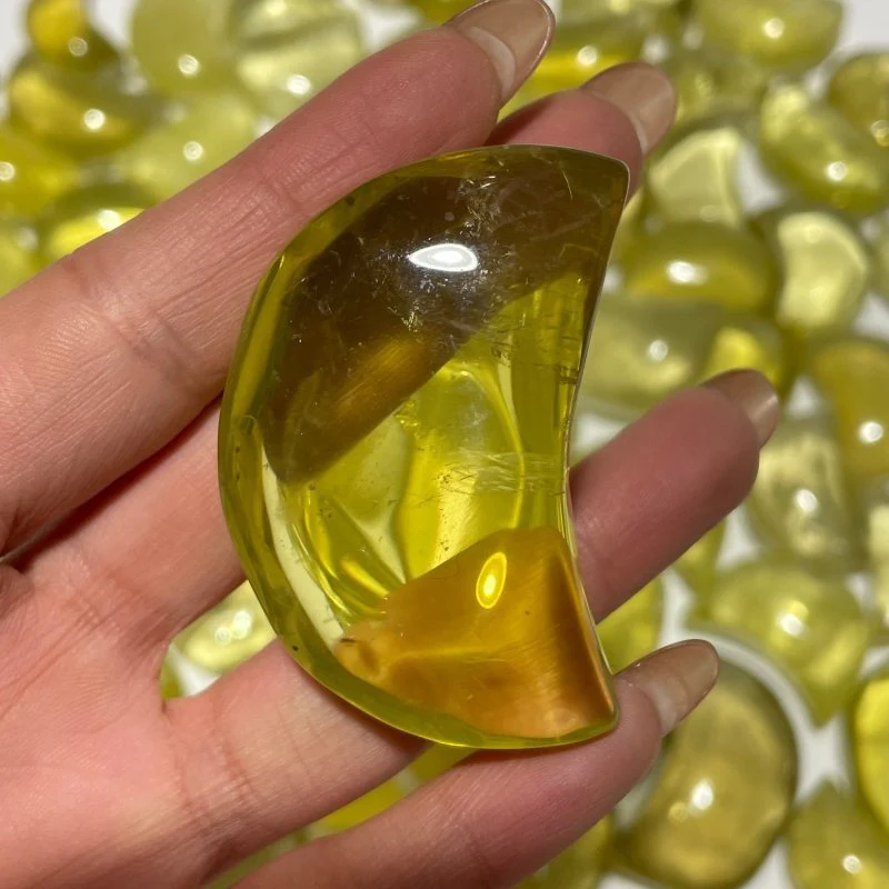 92 Pieces Citrine Moon Carving - Image 2
